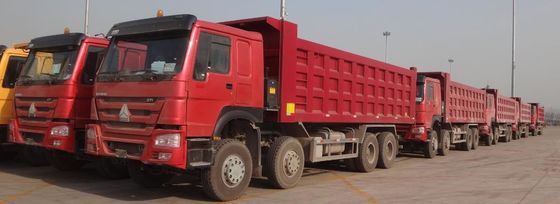 Gloednieuwe de Stortplaatsvrachtwagen van HOWO 8x4 371HP 25CBM voor Mijnbouwvervoer