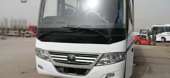 Van de Bus de ZK6112D Gebruikte Yutong van tweede Handyutong Gebeëindigde Vernieuwing Bussen in RHD-Leiding