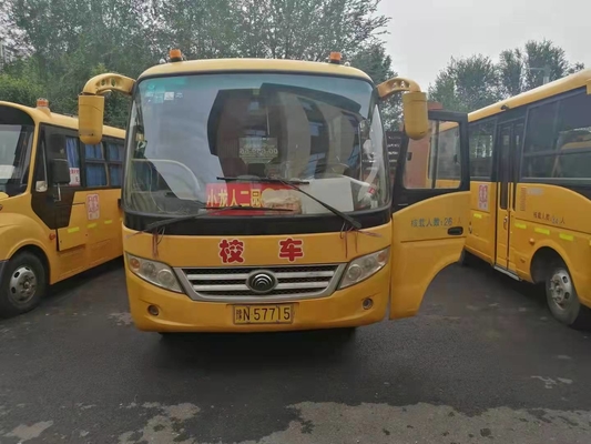 2014 Jaar 26 Zetels Gebruikte Gebruikte de Schoolbus van Mini Bus YUTONG met Front Engine