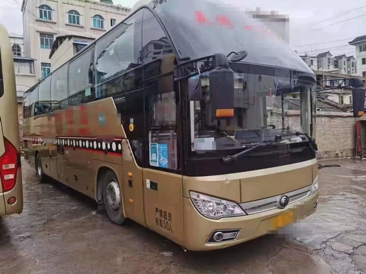 2018 de Jaar Gebruikte Bus Zk6122 50 van de Busyutong Gebruikte Reis de Steun Diesel a/c van Seat Lhd Gouden Kleur