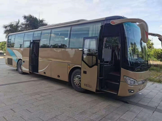 Gebruikte Bus Buses 50 van de Busyuchai van de Zetelszk6116 Yutong Luxe de Motorbus Twee Deuren