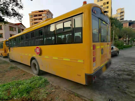 46 de Zetels Gebruikte Yutong-Diesel van de Schoolbus ZK6119D Leiding van Front Engine LHD
