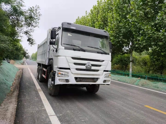 HOWO Tipper Truck Used Dump Truck 	De EURO 5 Op zwaar werk berekende Plaat van de Vrachtwagenkolom