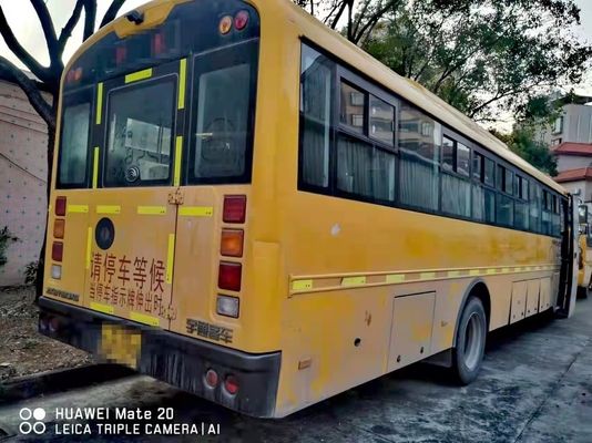 De oude van de de Schoolbus van Schoolbussen 50seats Gebruikte Motor Mini Coach Airbag Chassis van Yuchai
