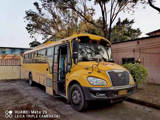 De oude van de de Schoolbus van Schoolbussen 50seats Gebruikte Motor Mini Coach Airbag Chassis van Yuchai