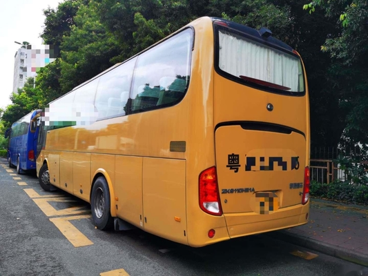 Bus Bus 60 van de de Aandrijvingspassagier van Seat Rechtse Deuren van Yutong ZK6110 Twee Bus Gebruikte