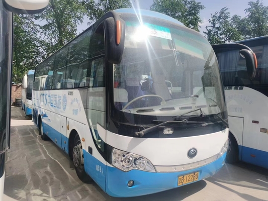 Van de Bussen Rechtse Aandrijving Gebruikte Yutong van bus 35-40 Zetels de Passagiersbus ZK6858