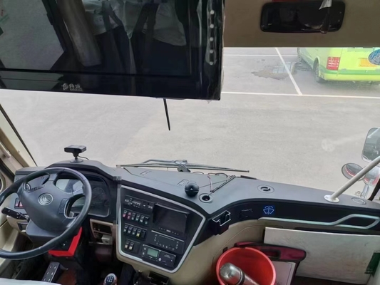 2017 Jaar 19 Zetels Gebruikte Yutong-Bus Modelzk6609d Mini Bus Left Hand Drive Front Engine 2 As